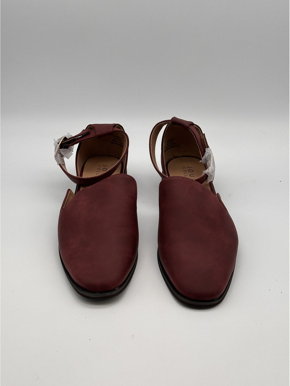 Journee Collection Loreta Wine Red Women's Flat Shoes Size 8